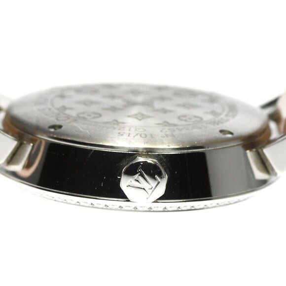 LOUIS VUITTON Tambour monogram Q12MF Diamond bezel 8P Quartz Ladies_784763 - Picture 7 of 7